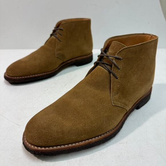 EUC Crockett & Jones x Barneys New York Chiltern Snuff Suede Chukka Boot US 8 D - Picture 5 of 10